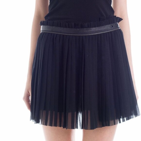Diesel Pleated Wrap AroundMini Skirt